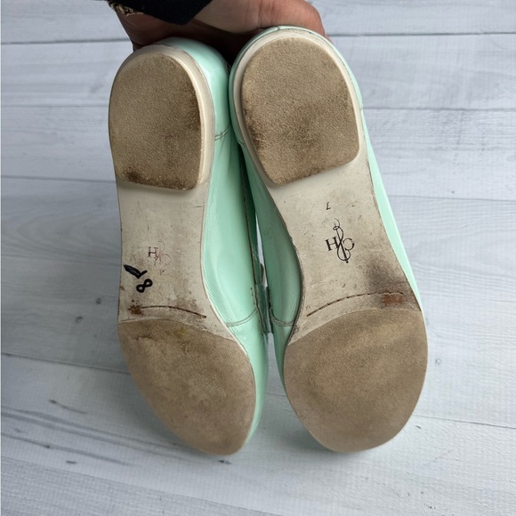 Cole Haan Mint Green and Cream Women's Loafers Size 7 - Picture 6 of 6